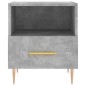 vidaXL Mesita de noche madera ingeniería gris hormigón 40x35x47,5 cm vidaXL Mesita de noche madera ingeniería gris hormigón 40x35x47,5 cm