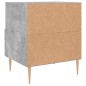 vidaXL Mesita de noche madera ingeniería gris hormigón 40x35x47,5 cm vidaXL Mesita de noche madera ingeniería gris hormigón 40x35x47,5 cm