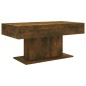 vidaXL Mesa de centro madera contrachapada roble ahumado 96x50x45 cm vidaXL Mesa de centro madera contrachapada roble ahumado 96x50x45 cm