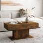 vidaXL Mesa de centro madera contrachapada roble ahumado 96x50x45 cm vidaXL Mesa de centro madera contrachapada roble ahumado 96x50x45 cm