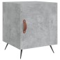 vidaXL Mesita de noche madera de ingeniería gris hormigón 40x40x50 cm vidaXL Mesita de noche madera de ingeniería gris hormigón 40x40x50 cm