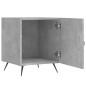 vidaXL Mesita de noche madera de ingeniería gris hormigón 40x40x50 cm vidaXL Mesita de noche madera de ingeniería gris hormigón 40x40x50 cm