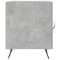 vidaXL Mesita de noche madera de ingeniería gris hormigón 40x40x50 cm vidaXL Mesita de noche madera de ingeniería gris hormigón 40x40x50 cm