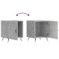 vidaXL Mesita de noche madera de ingeniería gris hormigón 40x40x50 cm vidaXL Mesita de noche madera de ingeniería gris hormigón 40x40x50 cm