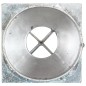vidaXL Picas de tierra 2 unidades acero galvanizado plateado 8x61 cm vidaXL Picas de tierra 2 unidades acero galvanizado plateado 8x61 cm