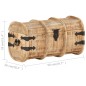 vidaXL Cofres de almacenamiento 2 unidades madera maciza de mango vidaXL Cofres de almacenamiento 2 unidades madera maciza de mango