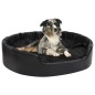 vidaXL Cama para perros felpa y cuero sintético negro 99x89x21 cm vidaXL Cama para perros felpa y cuero sintético negro 99x89x21 cm