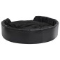 vidaXL Cama para perros felpa y cuero sintético negro 99x89x21 cm vidaXL Cama para perros felpa y cuero sintético negro 99x89x21 cm