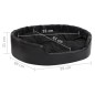 vidaXL Cama para perros felpa y cuero sintético negro 99x89x21 cm vidaXL Cama para perros felpa y cuero sintético negro 99x89x21 cm