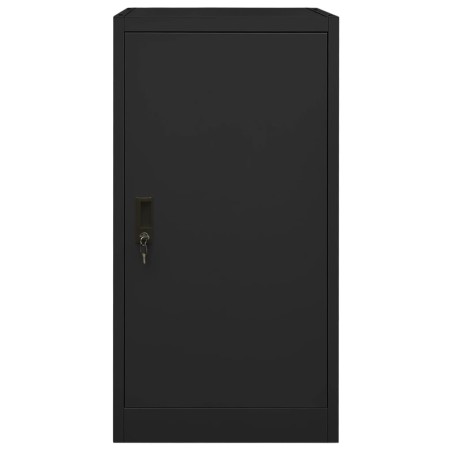 vidaXL Armario para sillas de montar acero negro 53x53x105 cm  
