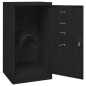 vidaXL Armario para sillas de montar acero negro 53x53x105 cm vidaXL Armario para sillas de montar acero negro 53x53x105 cm