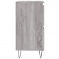 vidaXL Aparador de madera contrachapada gris Sonoma 60x35x70 cm