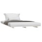 vidaXL Estructura de cama madera maciza de pino blanco 100x200 cm
