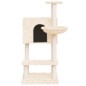 vidaXL Rascador para gatos con postes de sisal crema 108,5 cm