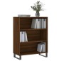 vidaXL Estantería madera de ingeniería roble marrón 69,5x32,5x90 cm vidaXL Estantería madera de ingeniería roble marrón 69,5x32,5x90 cm