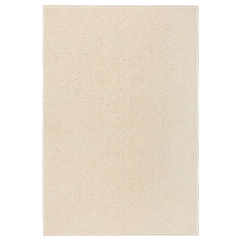 vidaXL Alfombra de pelo corto crema 200x290 cm vidaXL Alfombra de pelo corto crema 200x290 cm