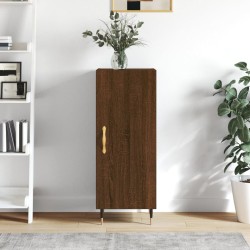 vidaXL Aparador madera de ingeniería marrón roble 34,5x34x90 cm