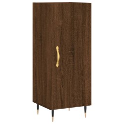 vidaXL Aparador madera de ingeniería marrón roble 34,5x34x90 cm
