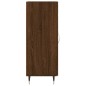 vidaXL Aparador madera de ingeniería marrón roble 34,5x34x90 cm vidaXL Aparador madera de ingeniería marrón roble 34,5x34x90 cm