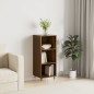 vidaXL Aparador de madera de ingeniería marrón roble 34,5x32,5x90 cm vidaXL Aparador de madera de ingeniería marrón roble 34,5x32,5x90 cm