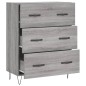 vidaXL Aparador de madera de ingeniería gris Sonoma 69,5x34x90 cm vidaXL Aparador de madera de ingeniería gris Sonoma 69,5x34x90 cm