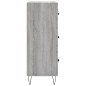 vidaXL Aparador de madera de ingeniería gris Sonoma 69,5x34x90 cm vidaXL Aparador de madera de ingeniería gris Sonoma 69,5x34x90 cm