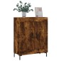 vidaXL Aparador de madera de ingeniería roble ahumado 69,5x34x90 cm vidaXL Aparador de madera de ingeniería roble ahumado 69,5x34x90 cm