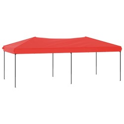 vidaXL Carpa para fiestas plegable rojo 3x6 m