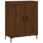 vidaXL Aparador de madera de ingeniería marrón roble 69,5x34x90 cm vidaXL Aparador de madera de ingeniería marrón roble 69,5x34x90 cm