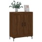 vidaXL Aparador de madera de ingeniería marrón roble 69,5x34x90 cm vidaXL Aparador de madera de ingeniería marrón roble 69,5x34x90 cm