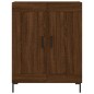 vidaXL Aparador de madera de ingeniería marrón roble 69,5x34x90 cm vidaXL Aparador de madera de ingeniería marrón roble 69,5x34x90 cm