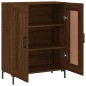 vidaXL Aparador de madera de ingeniería marrón roble 69,5x34x90 cm vidaXL Aparador de madera de ingeniería marrón roble 69,5x34x90 cm