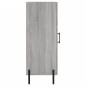 vidaXL Aparador madera de ingeniería gris Sonoma 34,5x34x90 cm