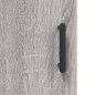 vidaXL Aparador madera de ingeniería gris Sonoma 34,5x34x90 cm