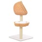 vidaXL Rascador para gatos con poste de sisal madera natural de sauce vidaXL Rascador para gatos con poste de sisal madera natural de sauce