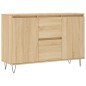 vidaXL Aparador de madera de ingeniería roble Sonoma 104x35x70 cm vidaXL Aparador de madera de ingeniería roble Sonoma 104x35x70 cm
