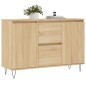 vidaXL Aparador de madera de ingeniería roble Sonoma 104x35x70 cm vidaXL Aparador de madera de ingeniería roble Sonoma 104x35x70 cm
