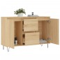 vidaXL Aparador de madera de ingeniería roble Sonoma 104x35x70 cm vidaXL Aparador de madera de ingeniería roble Sonoma 104x35x70 cm