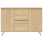 vidaXL Aparador de madera de ingeniería roble Sonoma 104x35x70 cm vidaXL Aparador de madera de ingeniería roble Sonoma 104x35x70 cm
