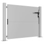 vidaXL Puerta de jardín acero corten 105x105 cm