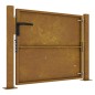 vidaXL Puerta de jardín acero corten 105x105 cm
