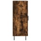 vidaXL Aparador madera de ingeniería roble ahumado 34,5x34x90 cm vidaXL Aparador madera de ingeniería roble ahumado 34,5x34x90 cm