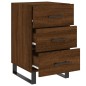 vidaXL Mesita de noche madera de ingeniería marrón roble 40x40x66 cm vidaXL Mesita de noche madera de ingeniería marrón roble 40x40x66 cm