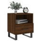vidaXL Mesita noche 2 uds madera ingeniería marrón roble 40x35x47,5 cm vidaXL Mesita noche 2 uds madera ingeniería marrón roble 40x35x47,5 cm