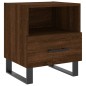 vidaXL Mesita noche 2 uds madera ingeniería marrón roble 40x35x47,5 cm vidaXL Mesita noche 2 uds madera ingeniería marrón roble 40x35x47,5 cm