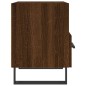 vidaXL Mesita noche 2 uds madera ingeniería marrón roble 40x35x47,5 cm vidaXL Mesita noche 2 uds madera ingeniería marrón roble 40x35x47,5 cm