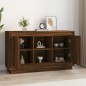 vidaXL Aparador madera contrachapada marrón roble 102x35x60 cm vidaXL Aparador madera contrachapada marrón roble 102x35x60 cm
