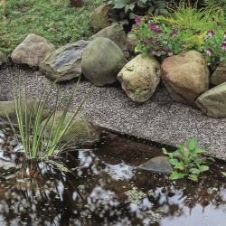 Ubbink Revestimiento piedra para estanques Classic 5x0,6m gris 1331002