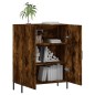 vidaXL Aparador de madera de ingeniería roble ahumado 69,5x34x90 cm vidaXL Aparador de madera de ingeniería roble ahumado 69,5x34x90 cm