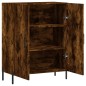vidaXL Aparador de madera de ingeniería roble ahumado 69,5x34x90 cm vidaXL Aparador de madera de ingeniería roble ahumado 69,5x34x90 cm